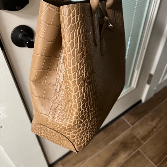 Longchamp Roseau beautiful croc embossed - Picture 5 of 9